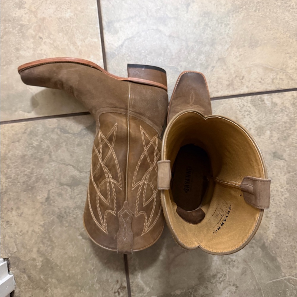 Shyanne Brown Suede Western Cowboy Boots